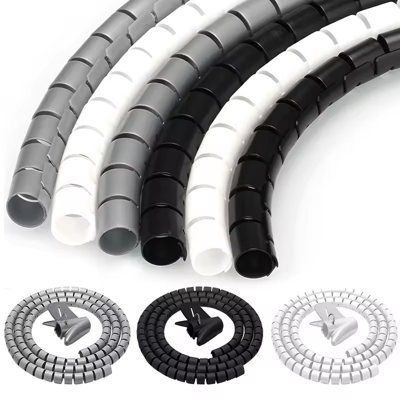 Cable Lock Flexible - 2m 유연한 나선형 케이블 와이어 보호기