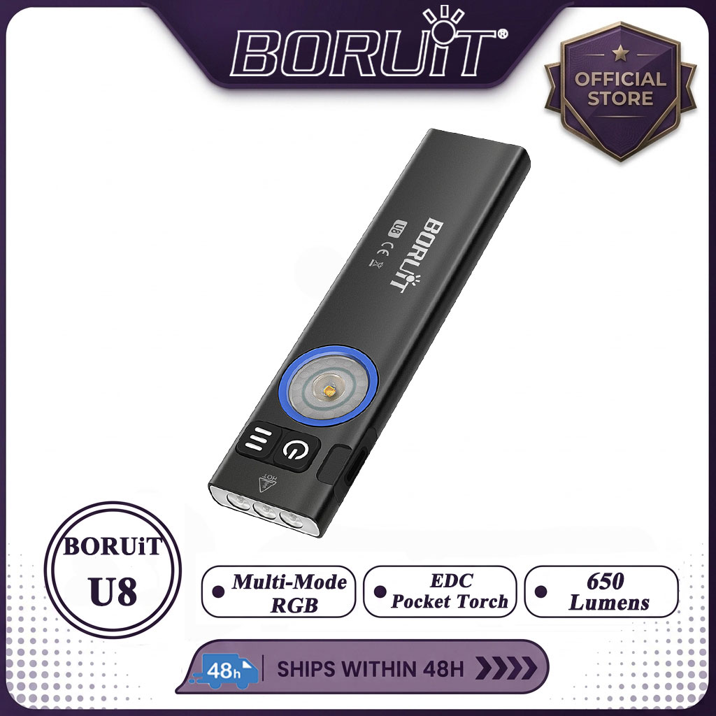Cycling To Work - BORUiT U8 650LM EDC LED 손전등