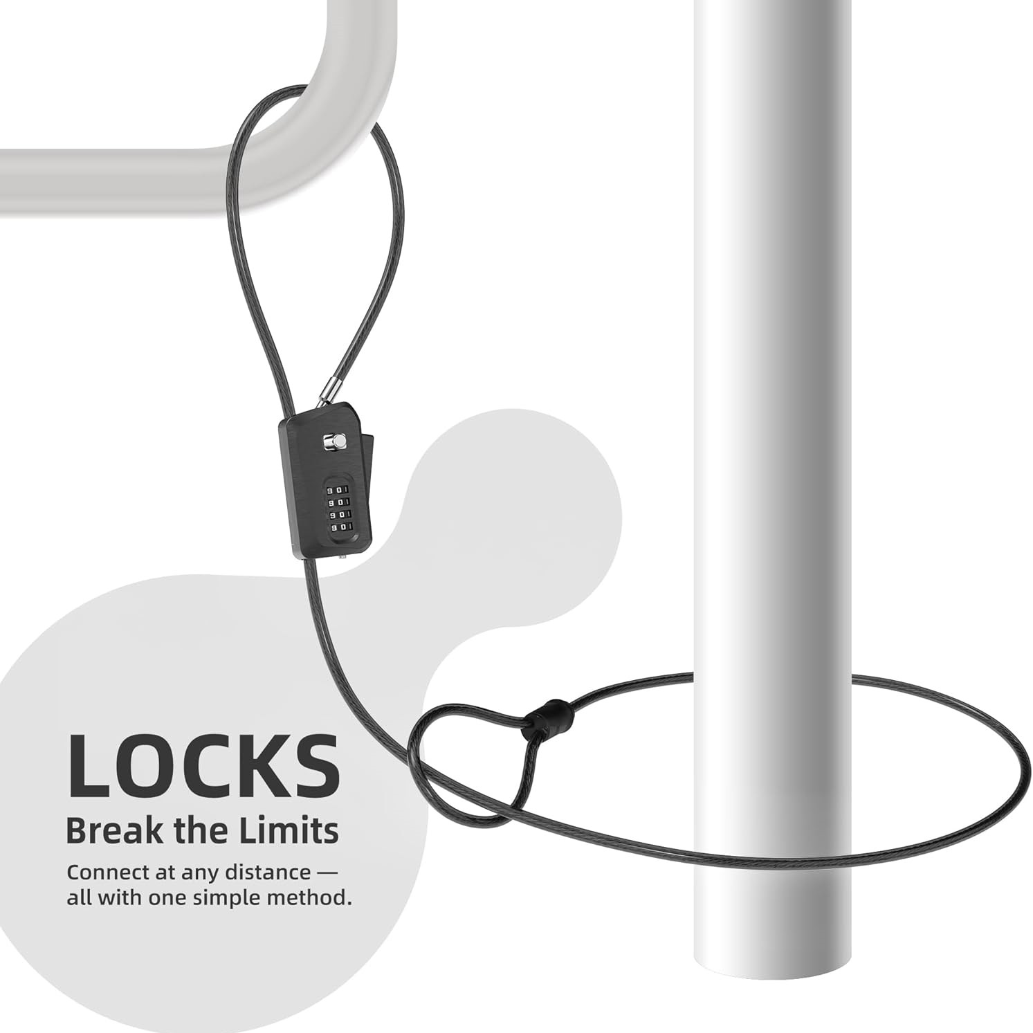 파이썬 케이블 자물쇠 (자전거, 스쿠터, 트레일 카메라 - Cable Lock Flexible 리뷰 및 가격